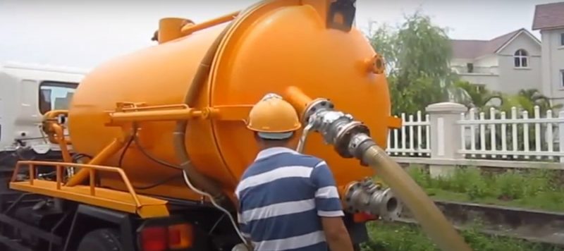 Hút bể phốt tại Ba Vì