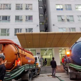 Hút bể phốt nhà chung cư