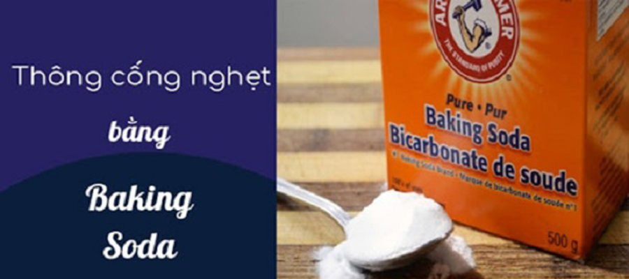 Cách Thông tắc cống bằng Baking Soda tại nhà
